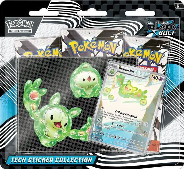 Alt view image 2 of 9 - Pokemon TCG: Scarlet & Violet - Black Bolt Sticker Collection