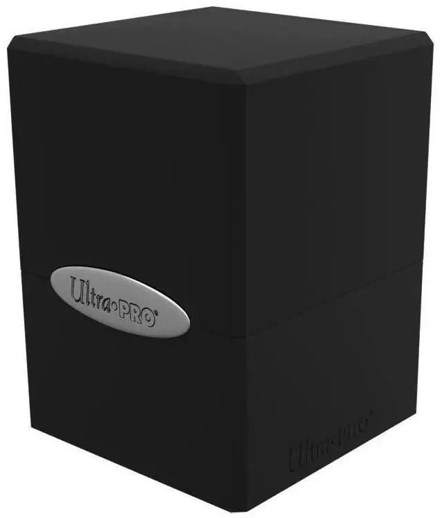 Main image of Ultra Pro Deck Box: Satin Cube: Jet Black
