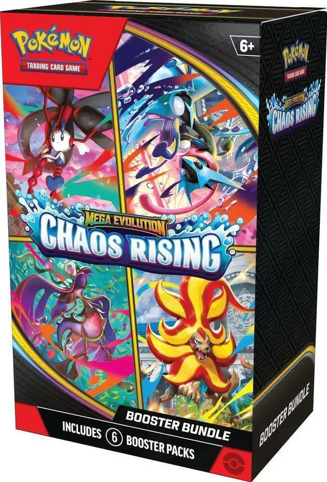 Alt view image 3 of 3 - Pokemon ME4 Mega Evolution Chaos Rising Booster Pack | Mega Pyroar