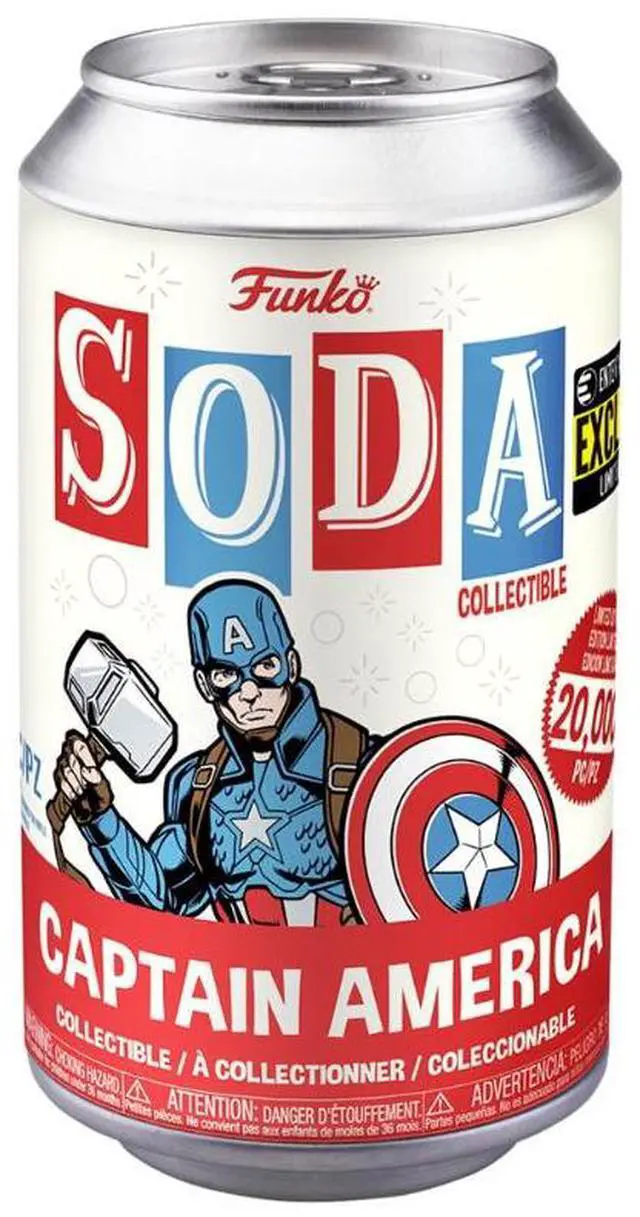 Main image of Avengers: Endgame Captain America Vinyl Funko Soda Figure