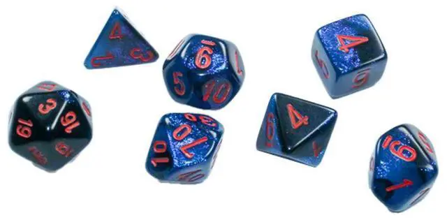 Main image of 7-Set Cube Mini Gemini Black Starlight with Red