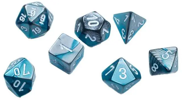 Main image of 7-Set Cube Mini Gemini Steel Teal with White