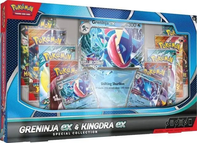 Main image of Greninja EX & Kingdra EX Special Collection Box