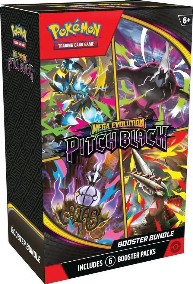 Alt view image 7 of 7 - Pokemon ME5 Mega Evolution Pitch Black Booster Bundles (2-Pack)
