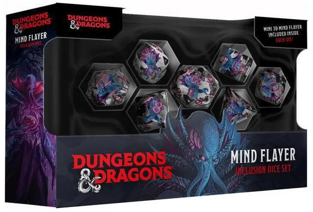 Main image of 7-Set: D&D: Resin: Monsters: Mind Flayer Inclusion