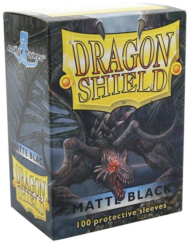 Main image of Dragon Shield Deck Protector: Matte: Black (100)