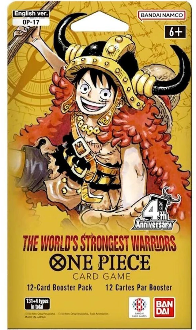 Main image of The World's Strongest Warriors Sleeved Booster Pack - The World's Strongest Warriors (OP17)