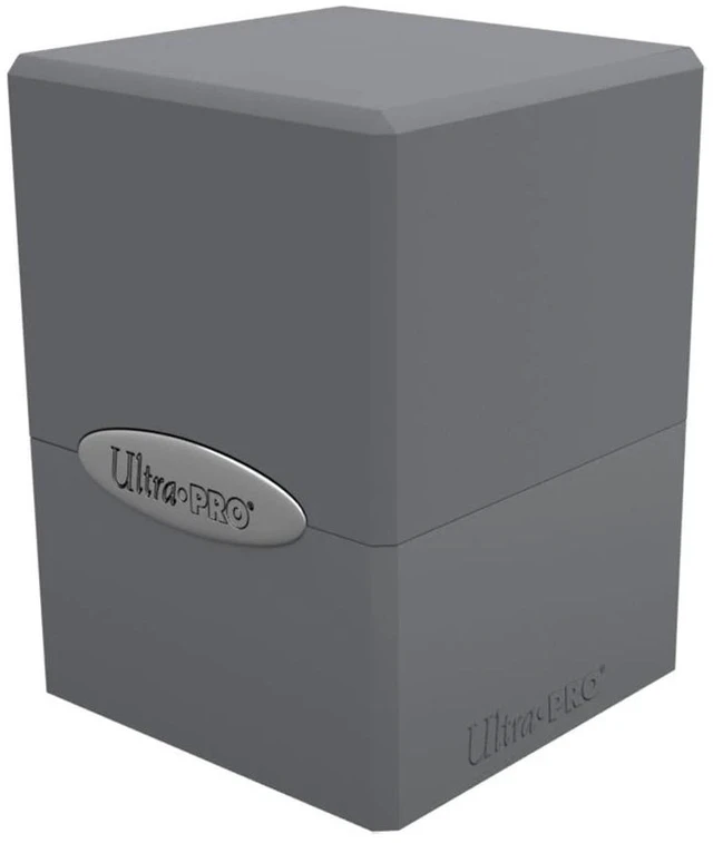 Main image of Deck Box: Satin Cube: Smoke Grey