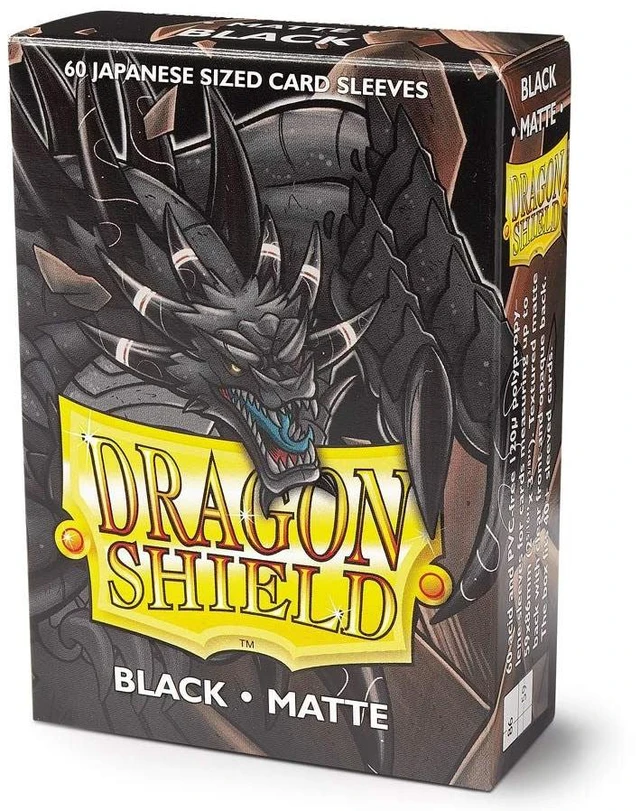 Main image of Dragon Shield Deck Protector: Japanese: Matte: Black (60)