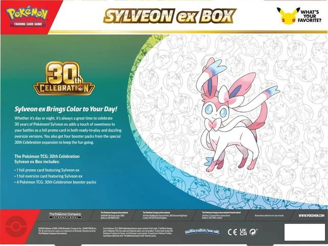 Alt view image 2 of 2 - 30th Celebration Sylveon ex Box - ME: 30th Celebration (30C)