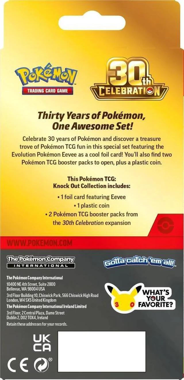 Alt view image 5 of 6 - Pokemon TCG: 30th Celebration Knock Out Collection - OEM