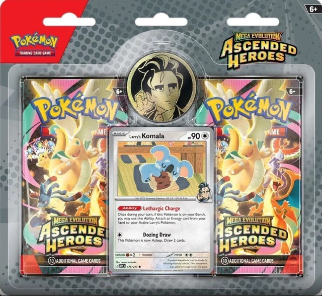 Main image of Mega Evolution: Ascended Heroes Collection - Larry 2 Pack