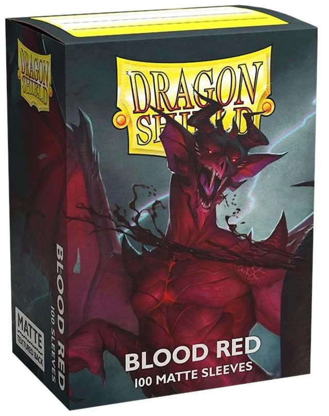 Main image of Deck Protector: Matte: Blood Red (100)