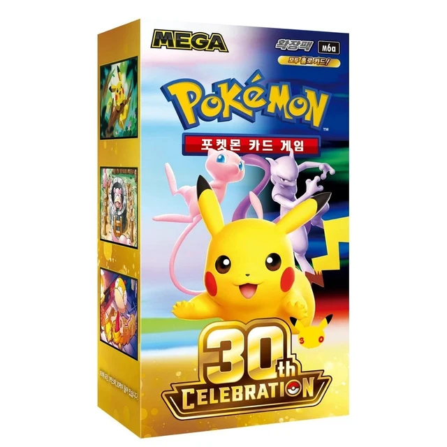 Alt view image 6 of 6 - Korean Pokemon TCG: 30th Celebration Booster Box - OEM