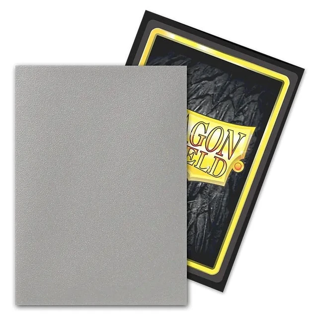 Alt view image 3 of 3 - Dragon Shield Dual Sleeves - Matte Justice (Silver) 100 CT - Card Sleeves - Smooth & Tough - Compatible with Pokmon, Magic The Gathering Cards & Digimon MTG TCG OCG & Hockey Cards