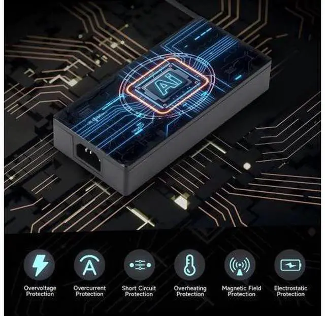 Alt view image 3 of 7 - 230W Charger Fit for ASUS ROG Zephyrus S GX531GM GX502GW GX701GX GX501 GU501G GU501GM GU501 GU502GV ROG Strix GL703 GL504GM GL704GM 19.5 V 11.8A ADP-230GB B Gaming Laptop Power Adapter