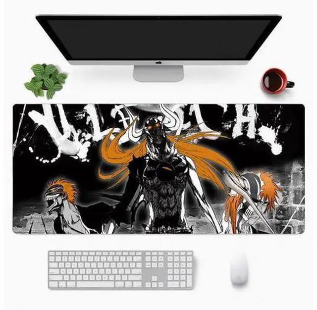 Main image of BLEACH anime mouse pad Extended Gaming Mouse Pad with Stitched Edges Large Mouse pad with Non-Slip Rubber Base for Work & Gaming, Offi ce & Home, 900*400mm