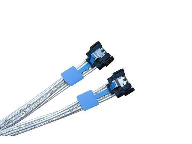Alt view image 4 of 7 - SlimSAS X8 to 2*MCIO X4, SFF -8654 74 Pin to 2*MCIO X4, SFF-8654 74Pin to 2*SFF-TA-1016 38 Pin,PCIe Gen5 Mini Cooledge IO,Double Straight Cable 80CM(CBL-SAST-0953)