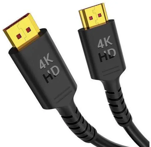 Main image of 4K DisplayPort to HDMI Cable 20FT 4K@60Hz CL3 Uni-Directional DP to HDMI Cord Compatible for HP and More