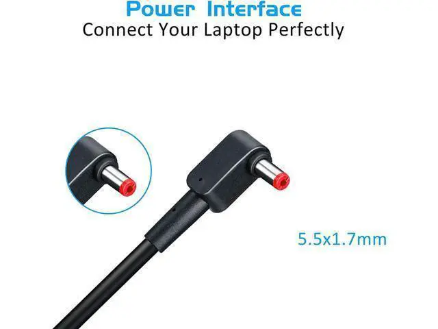 Alt view image 2 of 4 - 180W AC Charger for Acer Predator Helios 300 Charger PH315-51 PH317-52 PH315-52 PH317-53 G3-572 G3-571, Acer 180W Power Adapter Supply Nitro 5 AN515-54 AN515-51 AN515-53 AN515-43 AN515-41 AN515-52