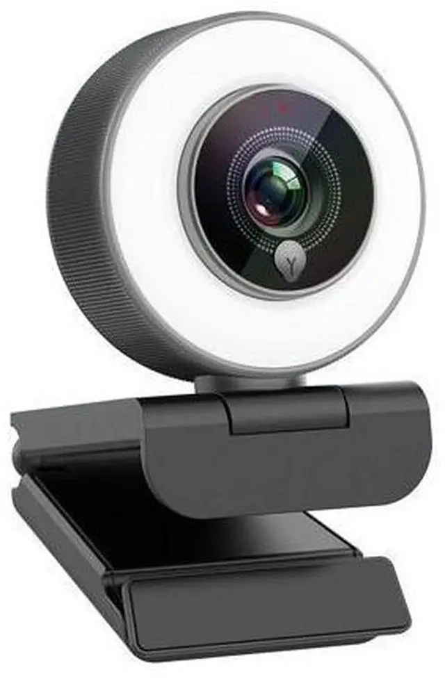 Main image of Streaming 1080P HD Webcam Built in Adjustable Ring Light and Mic. Advanced autofocus AF Web Camera for Google Meet Gamer Facebook YouTube Streamer