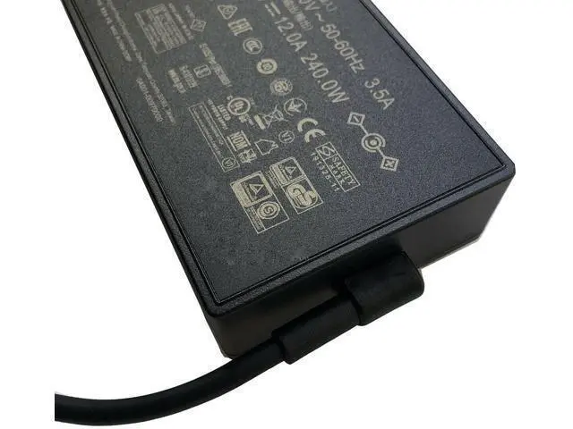 Alt view image 6 of 7 - 240W ADP-240EB B 12A AC Adapter Power Supply Compatible for ASUS ROG 15 GX550LXS RTX2080 S15 S17 G15 G513 GX550LXS RTX2080 G733QM G733QR G733QS G733QSA RTX2080 Laptop Charger