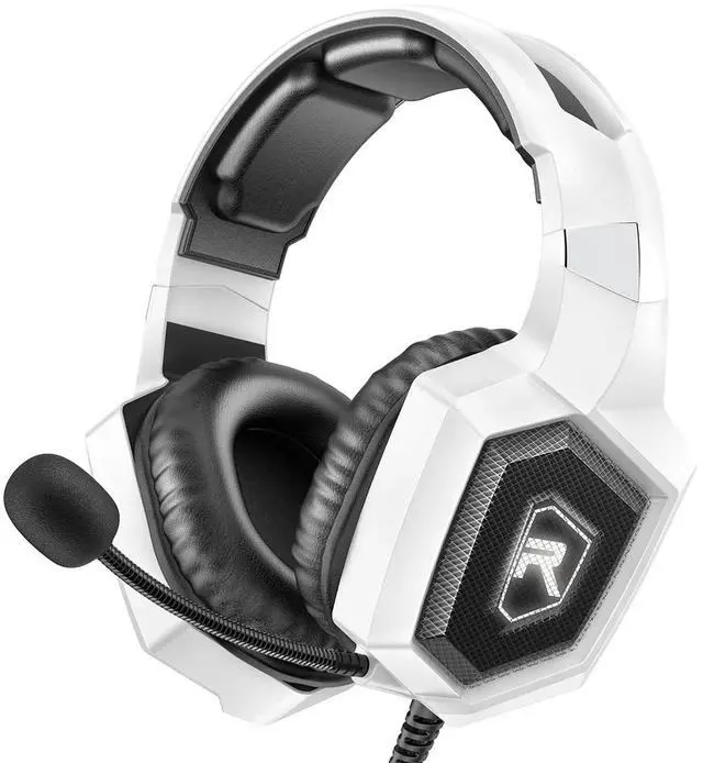 Main image of RUNMUS Gaming Headset for PS4, PS5, Xbox One, PC Headset w/Surround Sound, Noise Canceling Over Ear Gaming Headphones with Mic & LED Light