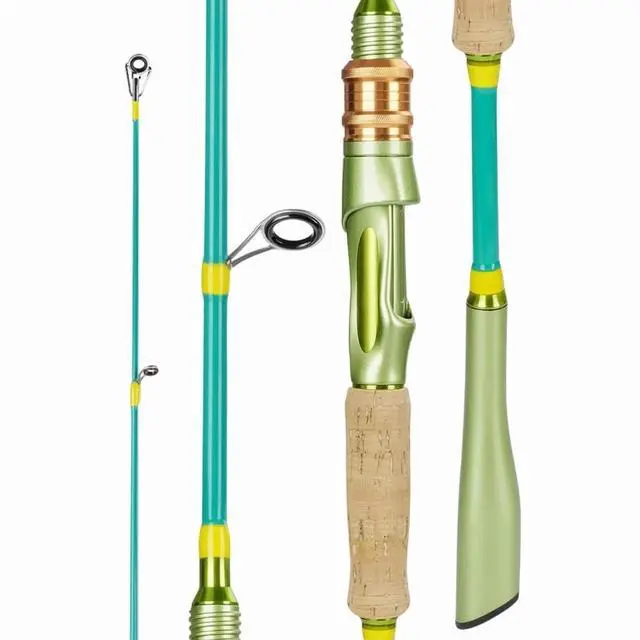 Alt view image 7 of 7 - Bluefire Spinning Fishing Rod and Reel Combo, Fishing Pole Kit with Rubber Cork Handle,Stainless Steel Guides and Ceramic Rings