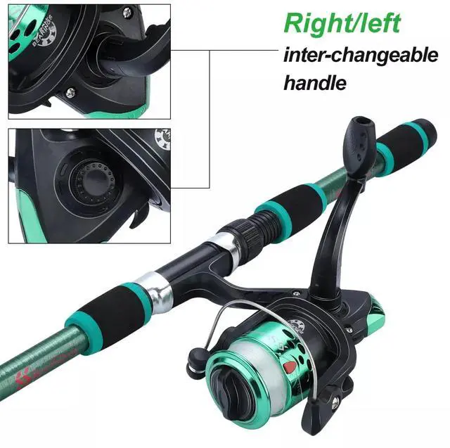Alt view image 2 of 7 - BlueFire Kid Fishing Pole, Portable Telescopic Fishing Rod Set, Fishing Rod and Reel Combo Kids Fishing Gear for Boys and Girls Age 5-10 and Youth