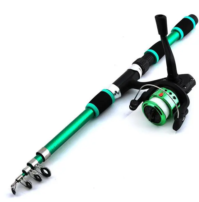 Alt view image 4 of 7 - BlueFire Kid Fishing Pole, Portable Telescopic Fishing Rod Set, Fishing Rod and Reel Combo Kids Fishing Gear for Boys and Girls Age 5-10 and Youth