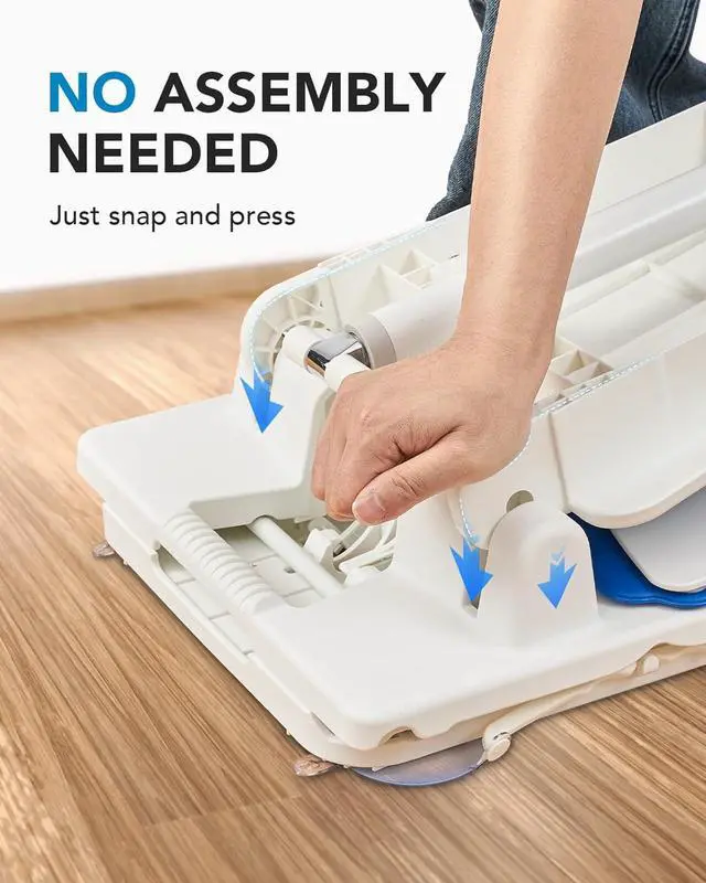 Alt view image 2 of 7 - HUANUO 2-in-1 Electric Chair Lift for Elderly Floor Lift & IP68 Waterproof Bath Lift for Tub, Foldable, 308 lbs Capacity, Remote Control, Height Adjustable 2.3"-18.9", for Fall Recovery & Home Care