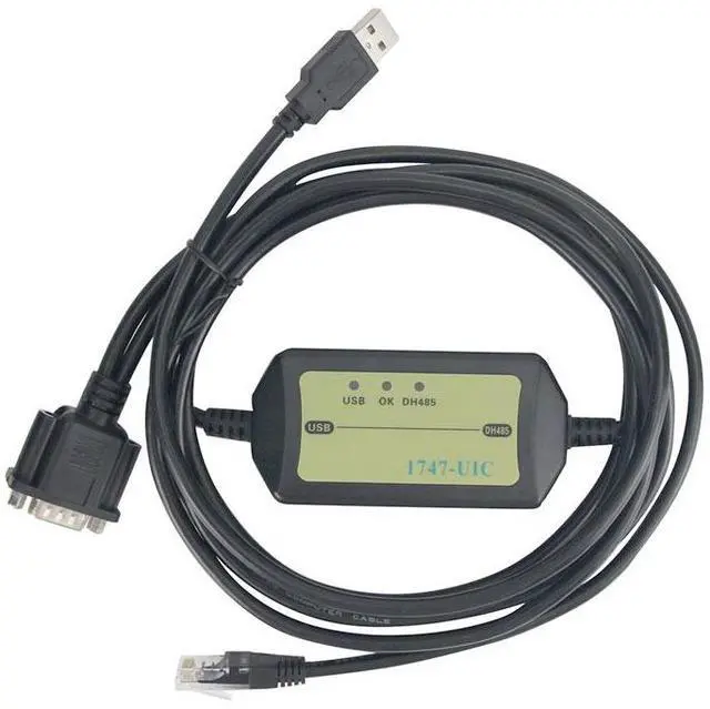 Main image of 1747-UIC USB to DH485 Allen Bradley Slc 500 Usb To Dh485 PLC Programming Cable RS485 RS232 Interface Converter