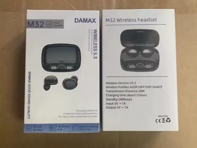 Main image of Wireless Bluetooth Earbuds, In-Ear Headphones for Sports / Music / Calls m32