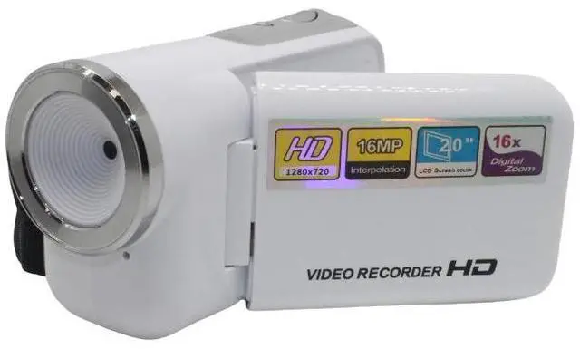 Main image of HD Digital Camcorder Portable Video Recorder for Home Use, Daily Life Recording DV Camera white +32G memory card