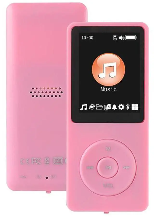 Main image of Bluetooth MP3 MP4 Player Student Portable Music Player with Recording, Speaker, Dictionary, TF Card Slot pink +8G + Headphones