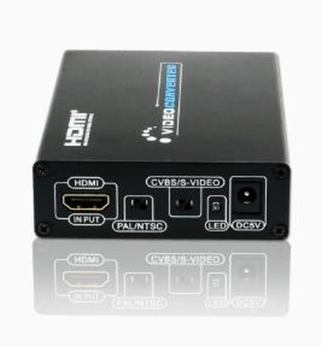 Alt view image 9 of 13 - RCA Svideo to HDMI Converter 3RCA Composite CVBS AV or Svideo and RL Audio Input to HDMI Output Upscale Converter Supports 720P 1080P Output Switch for N64 PS2 Wii DVD