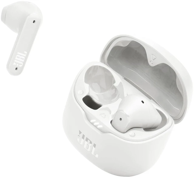 Alt view image 5 of 7 - Tune Flex - True Wireless Noise Cancelling Earbuds (White), Small Pure Bass Sound, Active Noise Cancelling with Smart Ambient, 4 mics for perfect calls, Up to 32 hours of battery life