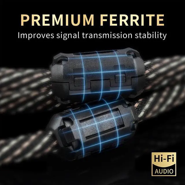 Alt view image 4 of 7 - RCA to XLR Cable 1.64FT, 2-Pack Male RCA to Female XLR Adapter Cables with OFC Core, Gold-Plated Connectors, Nylon Braid, HiFi Audio Cable for Amplifiers,Mixers,Microphones(4.92ft/1.5m)