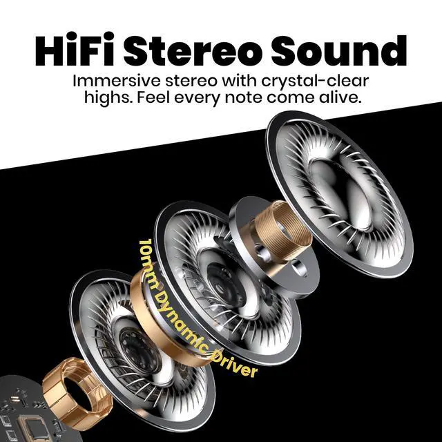 Alt view image 2 of 7 - in Ear Monitor Headphones, HiFi IEM Wired Earbuds, Deep Bass Sound Isolating Earphones with USB C to 3.5mm Adapter and Detachable 2 Pin Cable for Singer/ Musicians/ Drummers
