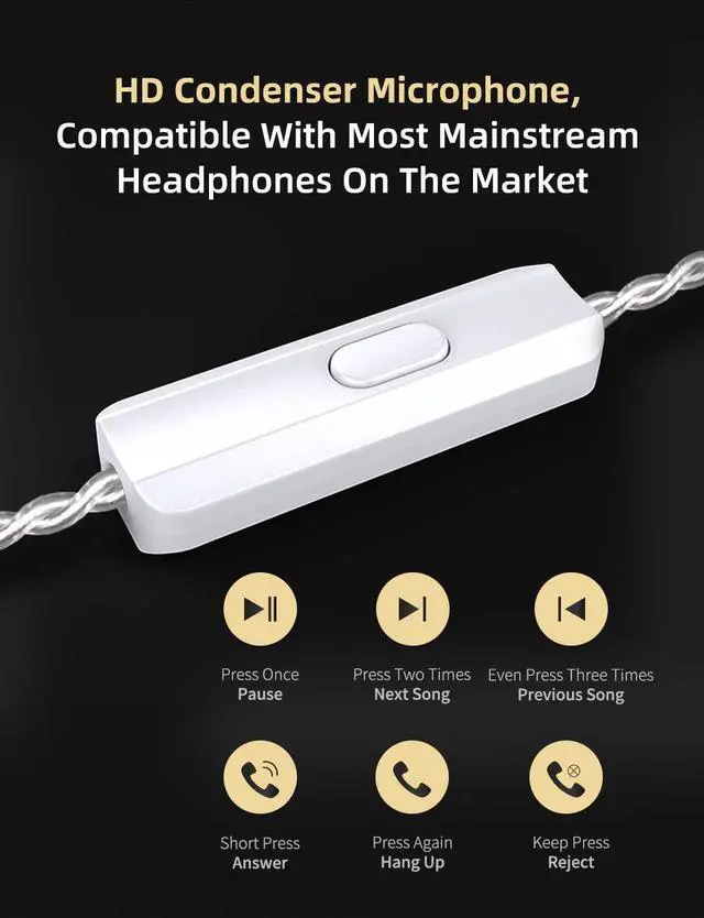 Alt view image 7 of 7 - KZ ZSN PRO X IEM Earphones Dual Driver in Ear Monitor 1BA 1DD Wired Earphones HiFi Gaming Earbuds for Phone Computer Tablet