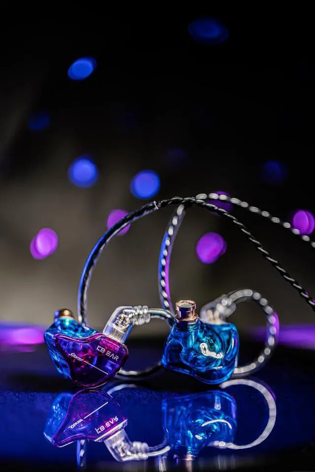 Alt view image 6 of 6 - KBEAR Storm Professional in Ear Monitor Earphones for Singers Drummers Musicians Bassists, Custom Wired Earbuds in Ear Headphones IEM, Hi Res Detachable OFC Silver-Plated Cable