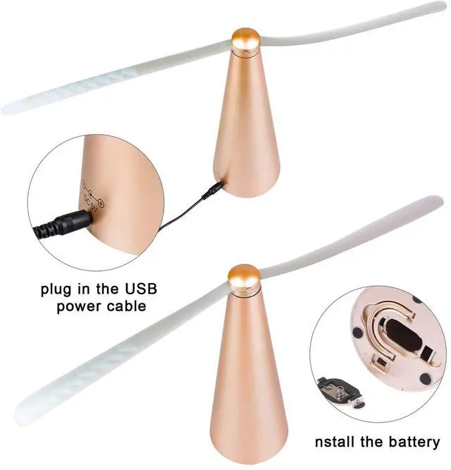 Alt view image 4 of 7 - 3 PCS Fly Fan for Table Picnic Gold Fly Fan Outdoor Food Fruit Fans for Indoor Outside Meal Table Fly Fan for Restaurant Home Party