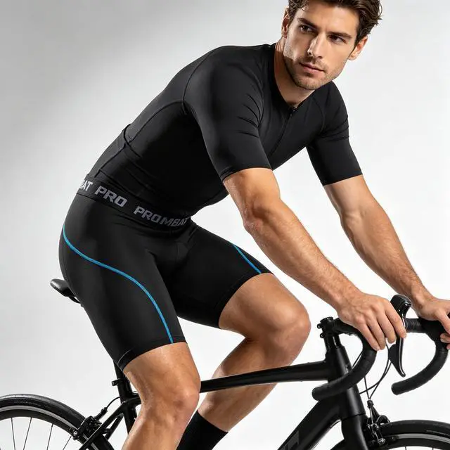 Alt view image 6 of 7 - Men's Cycling Shorts MTB Liner Shorts with 4D Padded Bike Underwear, Quick-Dry Breathable Bike Briefs, Shockproof Bicycle Underwear for Mountain Road Biking