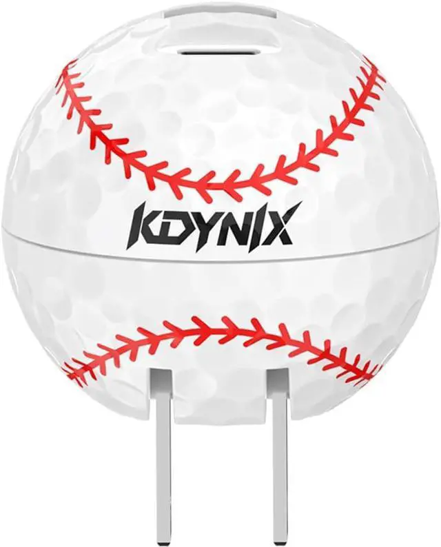 Main image of KDYNIX 30W USB C Wall Charger, Creative Ball 2-Port Fast Charger Block for iPhone 17/16/15 Series, Galaxy S25/S24, Pixel 10/9, MacBook Pro/Air, Dell XPS, iPad Pro
