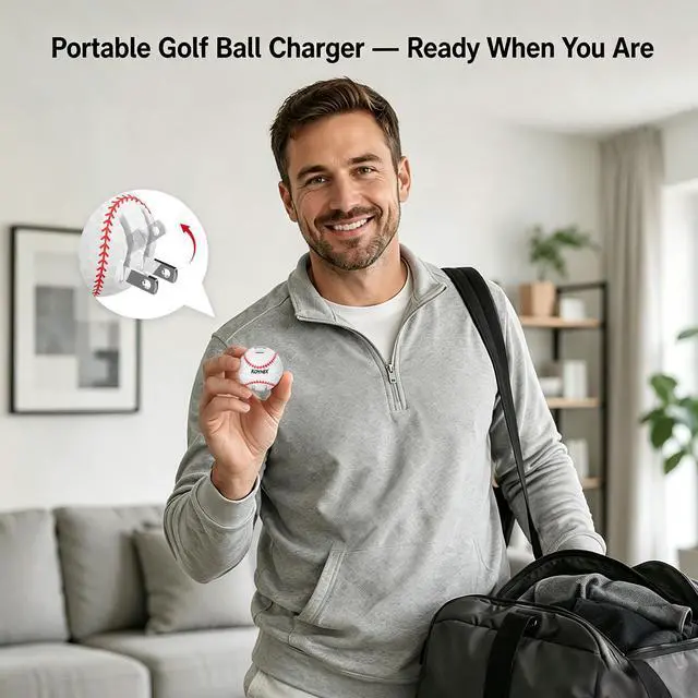 Alt view image 7 of 7 - KDYNIX 30W USB C Wall Charger, Creative Ball 2-Port Fast Charger Block for iPhone 17/16/15 Series, Galaxy S25/S24, Pixel 10/9, MacBook Pro/Air, Dell XPS, iPad Pro