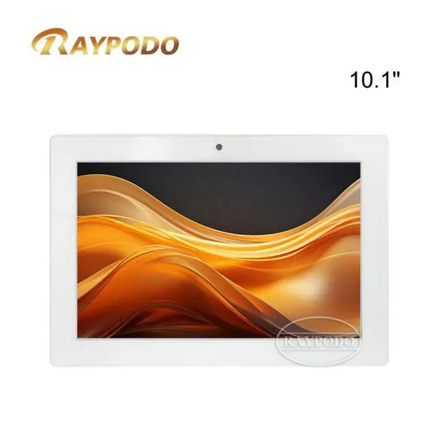 Alt view image 2 of 6 - Raypodo 10.1-inch Wall Mount Tablet, RK3566 2GB+32GB, White, 10-Point Capacitive Touch Digital Signage, Indoor Commercial Electronic Displays(not include a battery, not Consumer Tablet)