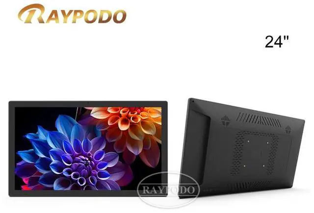 Main image of Raypodo 23.8-inch RK3566 Black 2GB+16GB | All in One PC | Digital Signage | Touchscreen | Indoor Displays | Android Tablet | Digital Kiosks (not include a battery, Not Consumer Tablet)