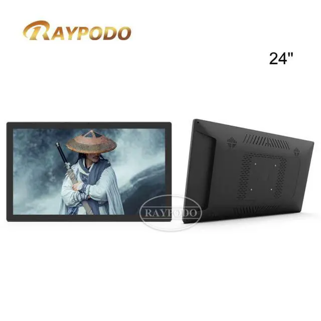 Alt view image 5 of 6 - Raypodo 23.8-inch RK3566 Black 2GB+16GB | All in One PC | Digital Signage | Touchscreen | Indoor Displays | Android Tablet | Digital Kiosks (not include a battery, Not Consumer Tablet)