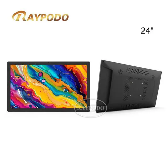 Alt view image 2 of 6 - Raypodo 23.8-inch RK3566 Black 2GB+16GB | All in One PC | Digital Signage | Touchscreen | Indoor Displays | Android Tablet | Digital Kiosks (not include a battery, Not Consumer Tablet)