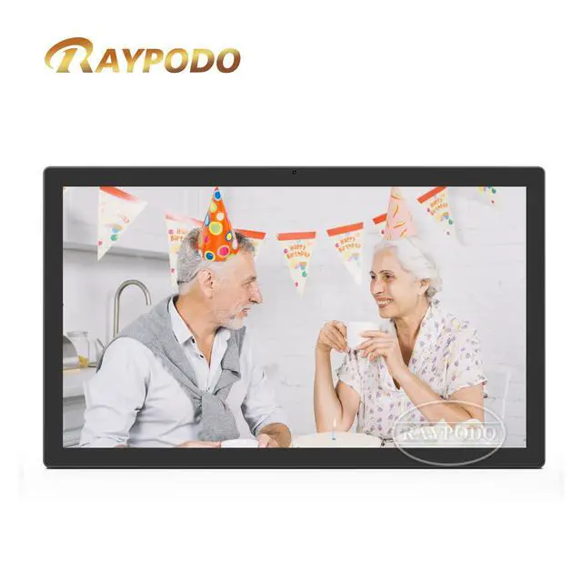 Alt view image 4 of 5 - Raypodo 21.5-inch RK3566 Black 2GB+16GB | All in One PC | Poe Tablet | Tablet with HD-MI Output | 24/7 Operation | Touchscreen | Digital Kiosks (not include a battery, Not Consumer Tablet)